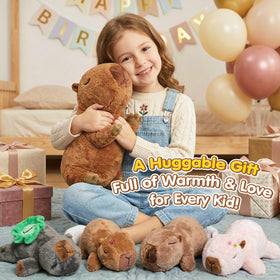 Ditucu capybara soft plush texture, ideal for comforting hugs