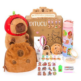 Ditucu Strawberry Capybara gift box conveys deluxe presentation and surprise.