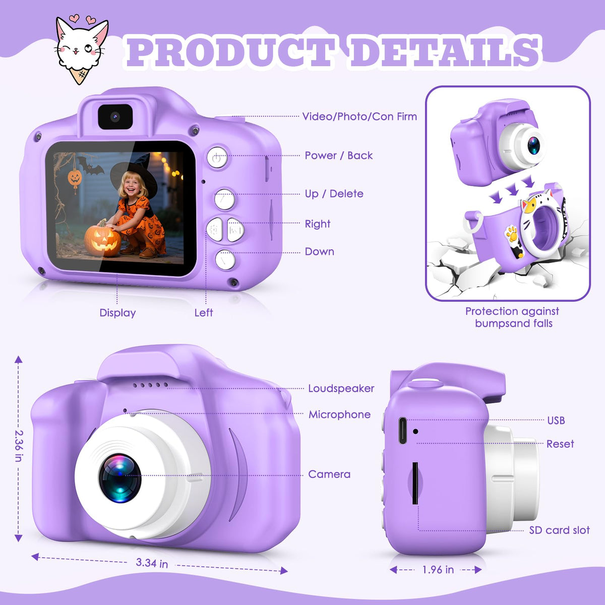 DITUPAN Kids Camera frames and filters for creative storytelling