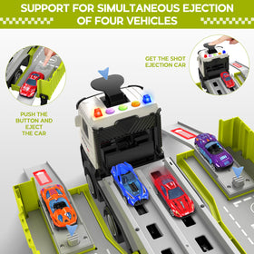 Diuerma includes eight die-cast race cars for immediate racing action