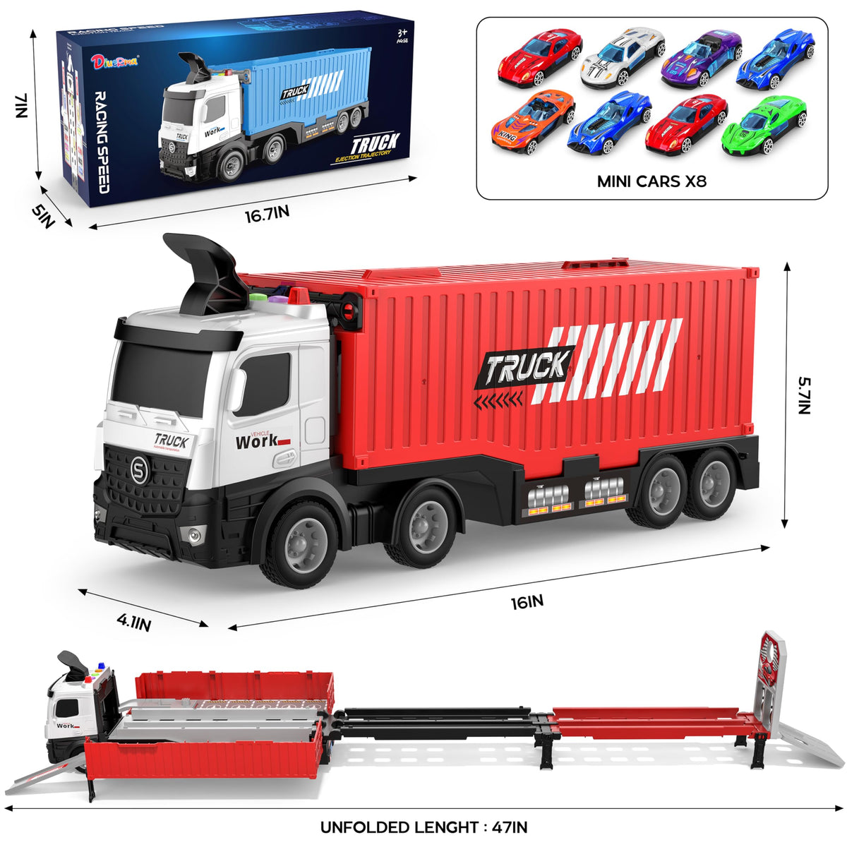 Diuerma eight die-cast race cars invite realistic car-spotting and fast-paced competition.