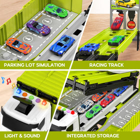 Diuerma carrier truck with lights and sounds for realistic play scenarios
