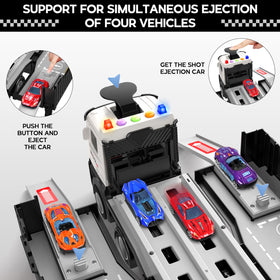 Diuerma catapult track competition function boosts interactive playtime