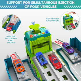 Diuerma eight die-cast race cars inviting competitive, cooperative play
