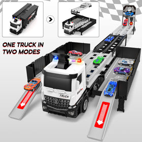 Diuerma storage compartment helps organize eight cars after play