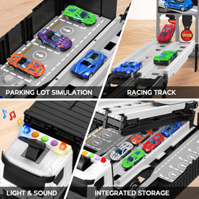 Diuerma truck with flashing lights and sounds enhances the transport experience