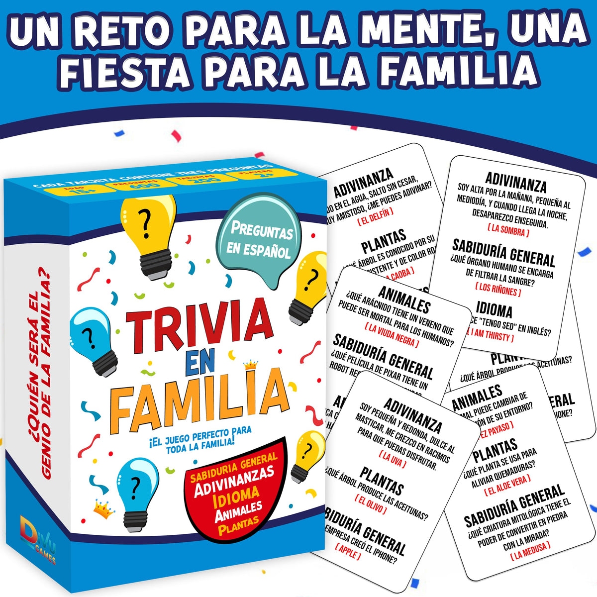 DiVU Games Trivia Family Game Night Pack supports inclusive play for teens and adults.