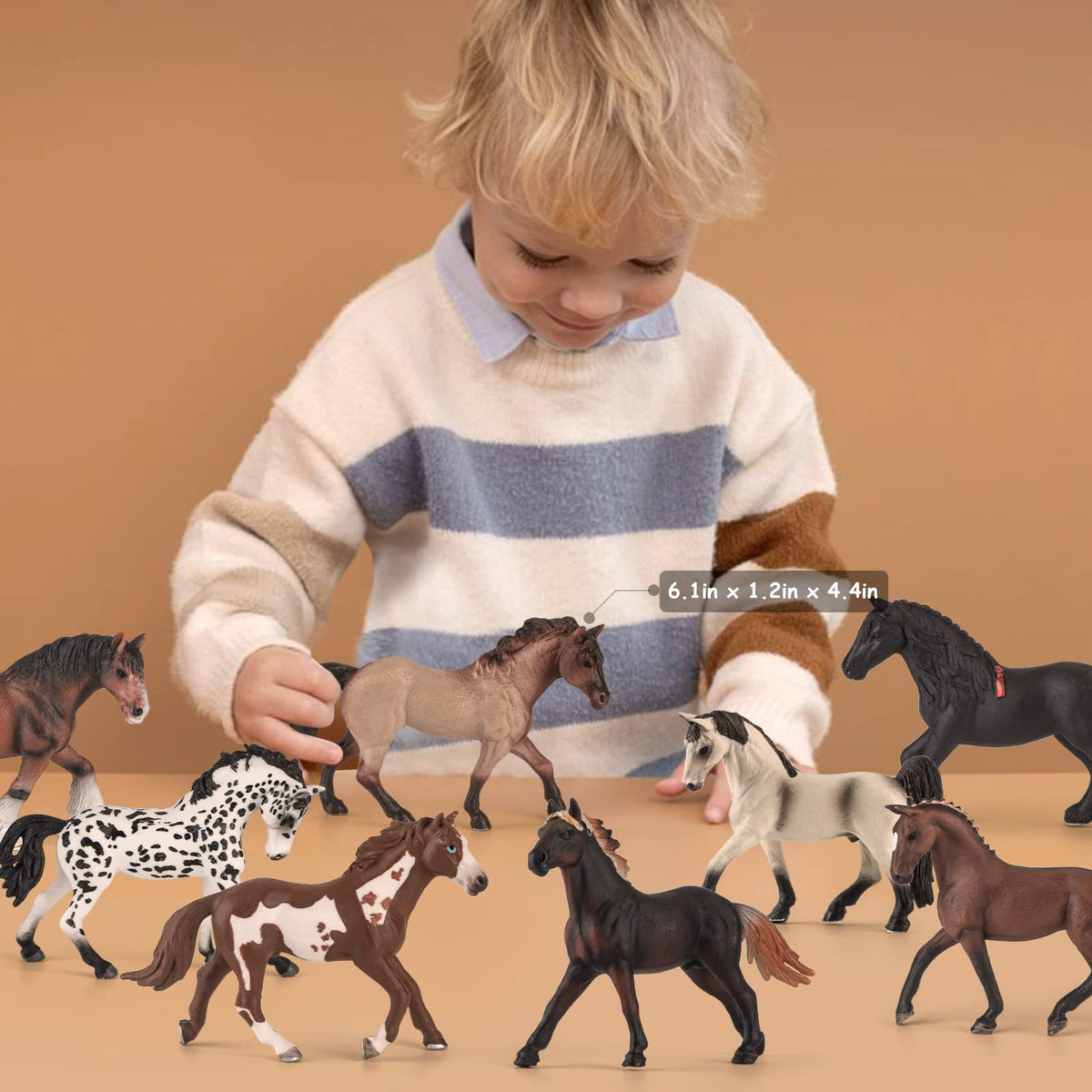 Divwa horse figures with varied poses inspire storytelling and display