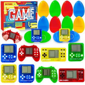 DIYDEC 8pcs Easter video game eggs set, bright and kid-friendly for Easter baskets