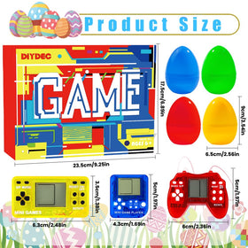 DIYDEC mini video game keychains with classic games, ideal party favors