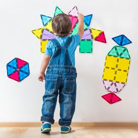 Diytoy Magnetic Tiles durable ABS material supports long-lasting creative projects.