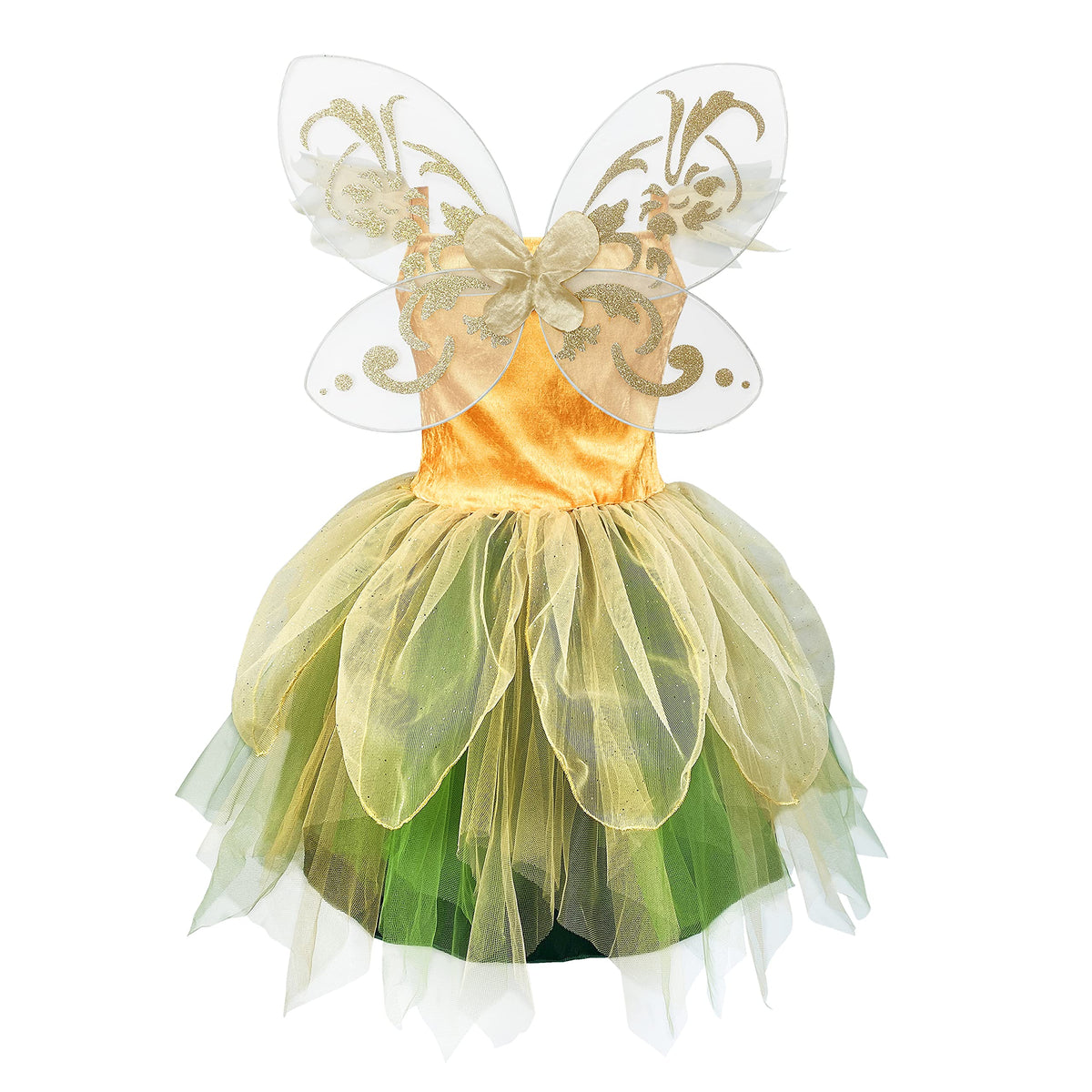 DJDLPARTY wings with velcro attachment for quick, secure costume flair.