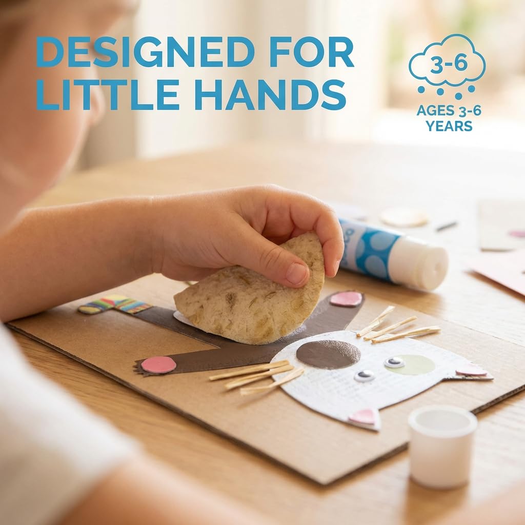 Djeco imaginative play with a colorful collage set