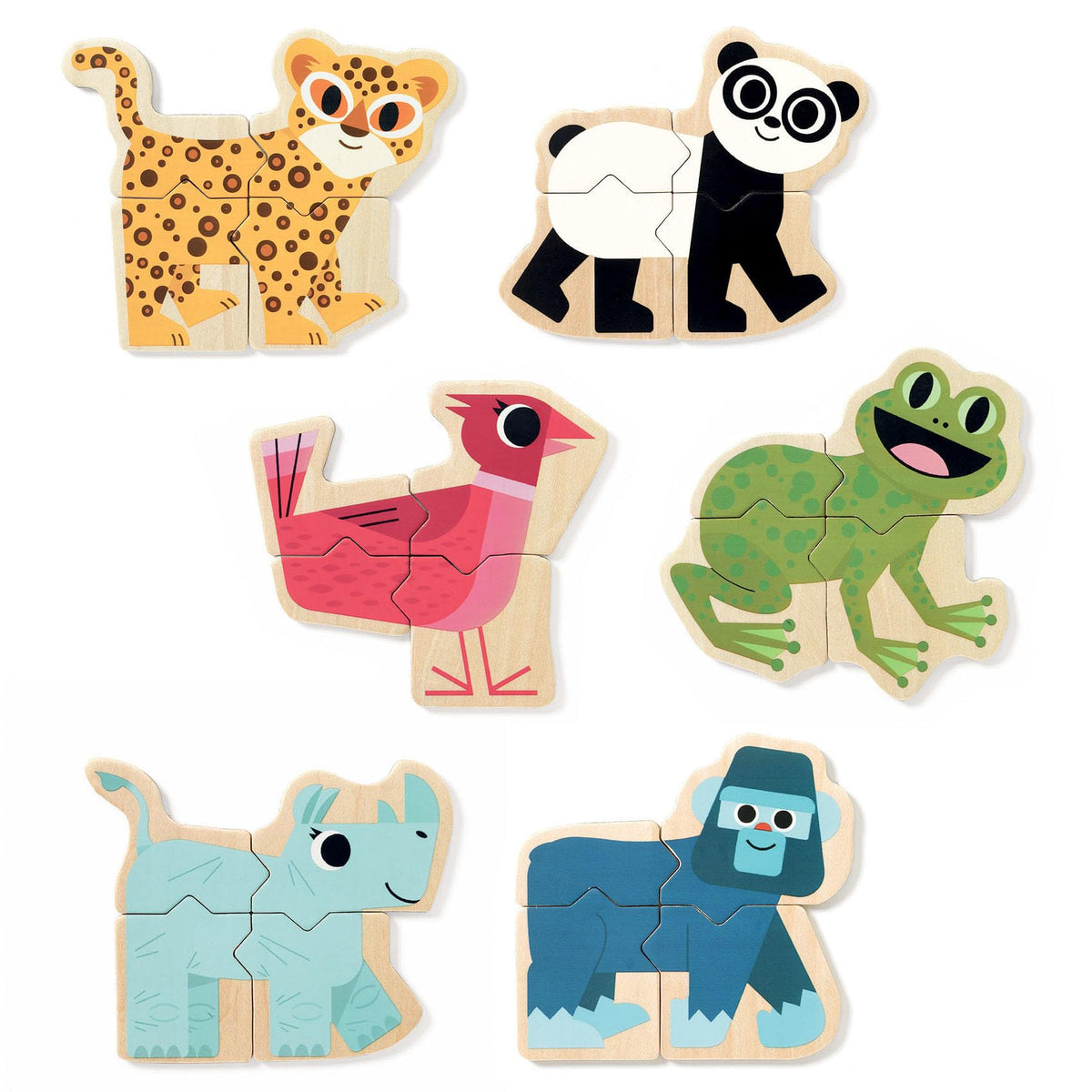 DJECO Mix & Match Animal Magnets: colorful pieces invite imaginative play.