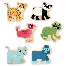 DJECO Mix & Match Animal Magnets: colorful pieces invite imaginative play.