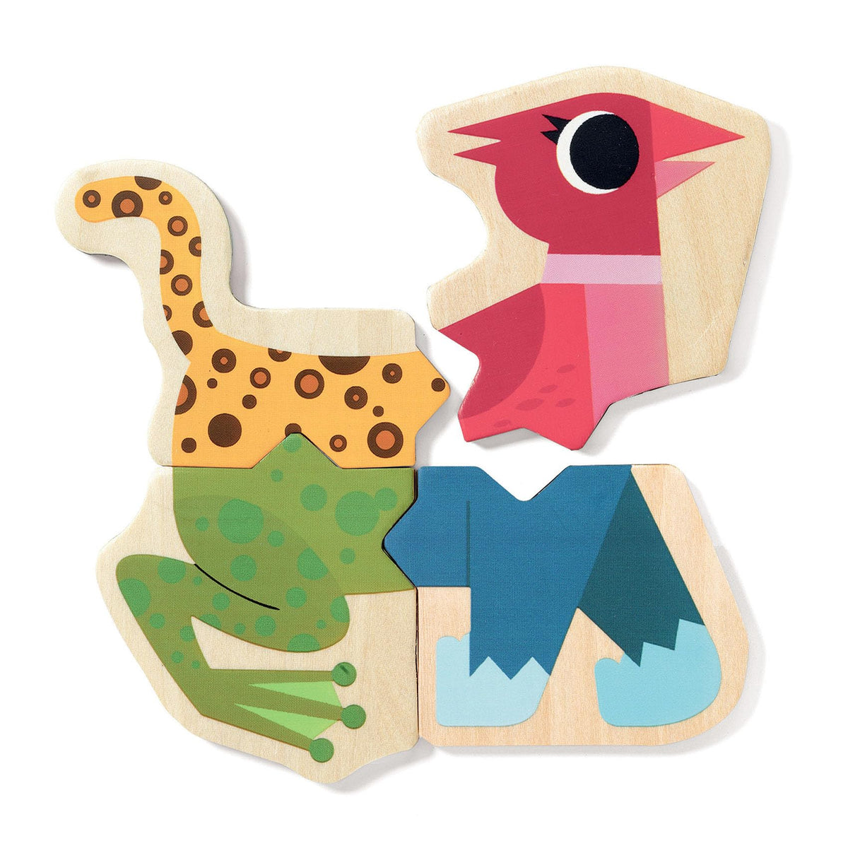 DJECO Mix & Match Animal Magnets: chunky magnets support little hands and motor skills.