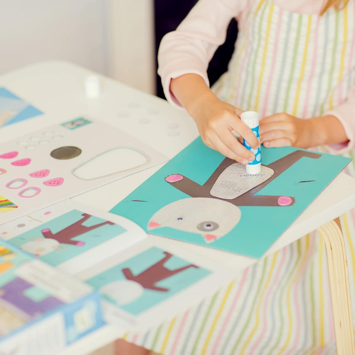 Djeco storage-ready display art to showcase kid creations
