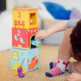 DJECO Topanifarm blocks inspire early learning through play.