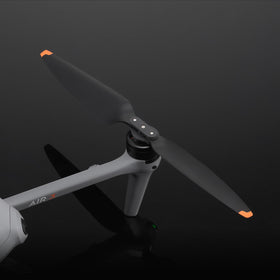 DJI Air 3 low-noise propellers mounted on the drone during flight
