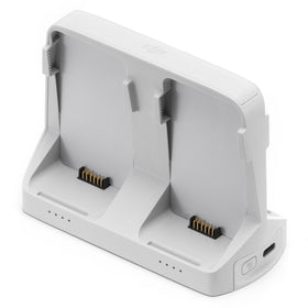 DJI Flip Parallel Charging Hub front view showing dual battery charging capability.