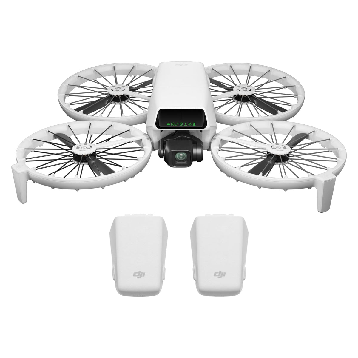 DJI Flip drone top view captures wide landscapes in 4K for cinematic footage.