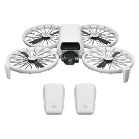 DJI Flip drone top view captures wide landscapes in 4K for cinematic footage.