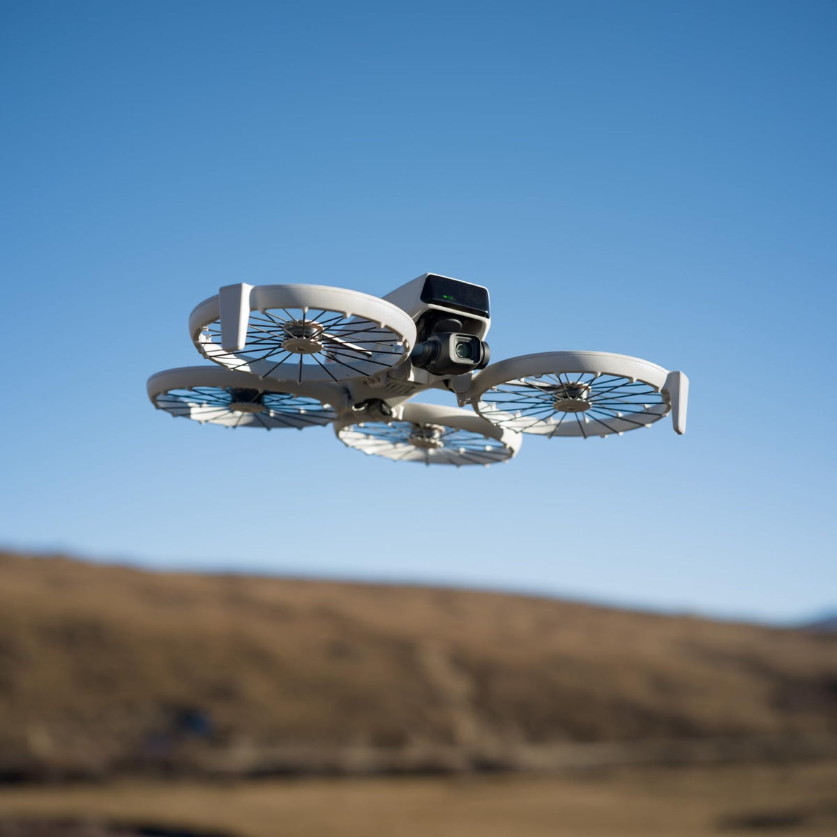 DJI Flip drone without remote controller highlights portable, travel-ready setup.