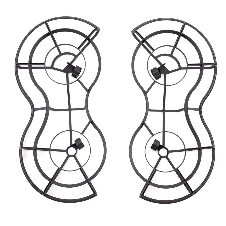 DJI Mini 3 Series 360° guard viewed from the front angle protecting indoors.