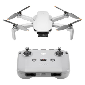 DJI Mini 4K with 4K camera captures crisp aerial footage for adventures.