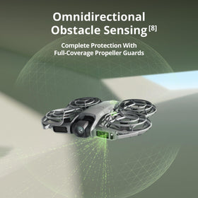 DJI Neo 2 omnidirectional sensing enhances safe flight.