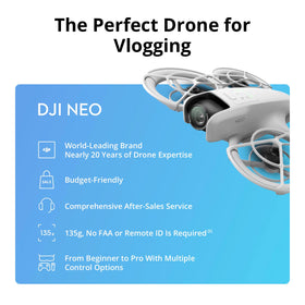DJI Neo propeller guards enable confident indoor flights.