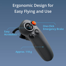Compact DJI RC Motion 3 design for comfortable FPV sessions.