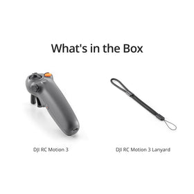 Intuitive button layout on DJI RC Motion 3 for quick control.