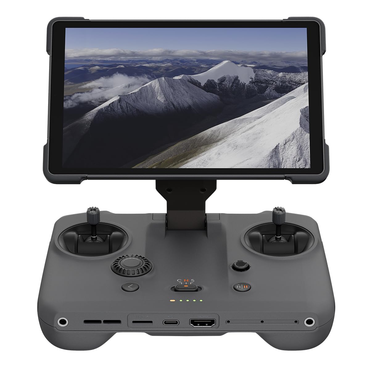 DJI RC Pro 2 extended display for precise framing in bright sun.