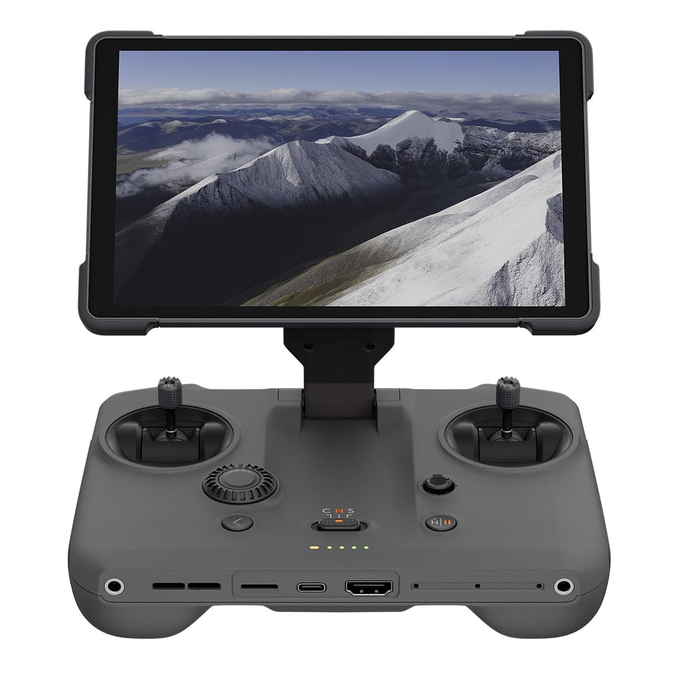 DJI RC Pro 2 extended display for precise framing in bright sun.