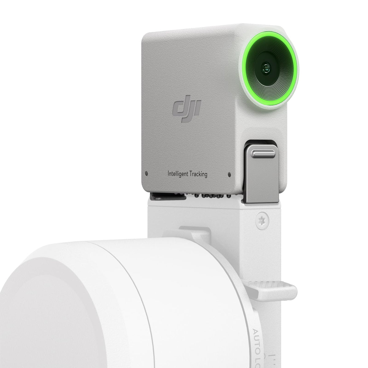 Bottom magnetic lock on the DJI RS module for instant attachment to compatible gimbals.