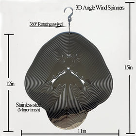 DJUAN bird-deterrent wind spinner visually deters birds