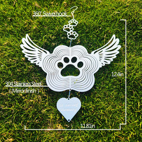 DJUAN heart pendant engraving—engraved message honors a beloved companion.
