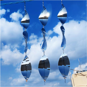 DJUAN metal bird scare disc double-sided reflector deters birds with bright reflections