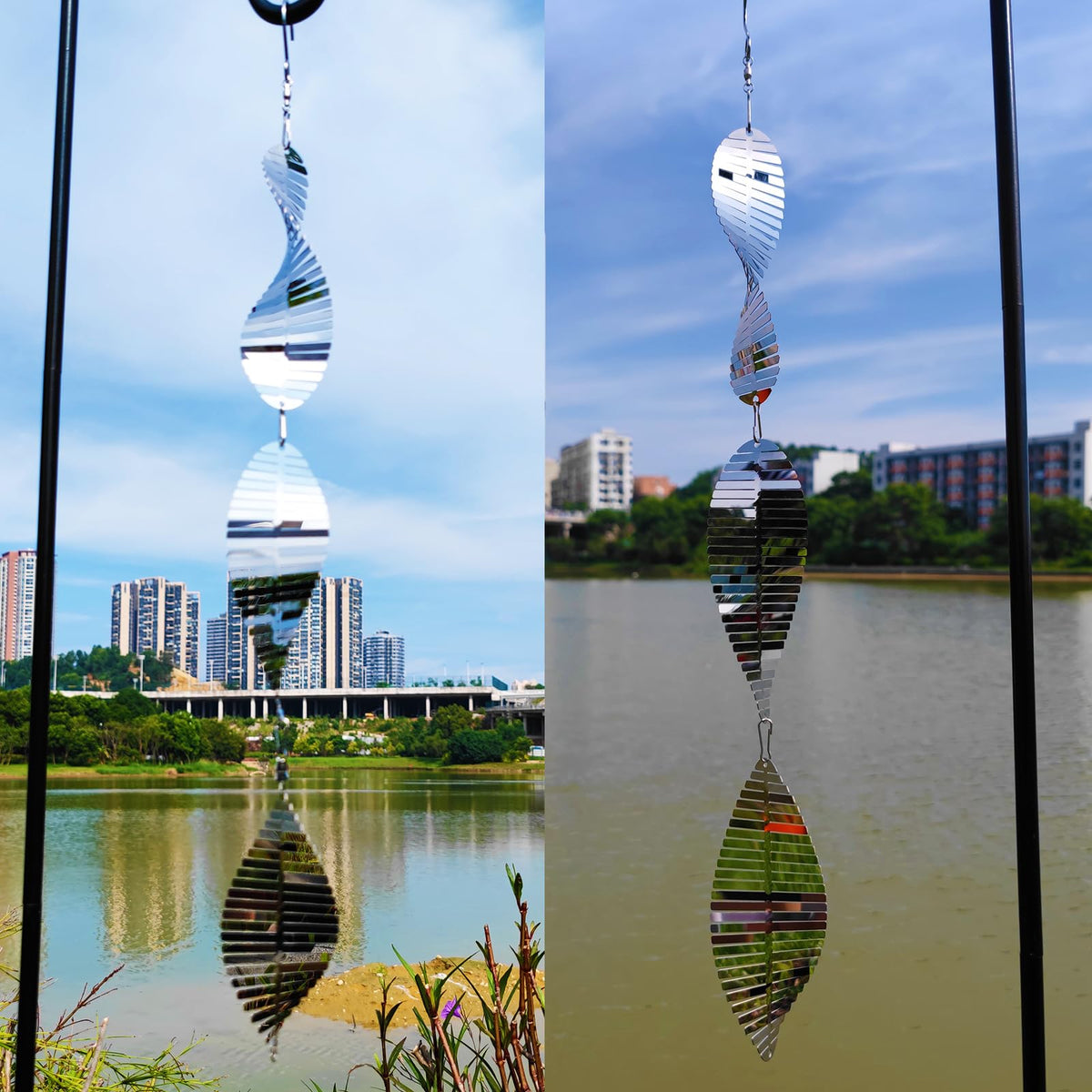 DJUAN outdoor garden decoration that also deters birds from trees and borders