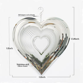 DJUAN reflective wind spinner adds three-dimensional charm