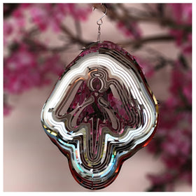 DJUAN stainless steel angel garden decor, weather resistant