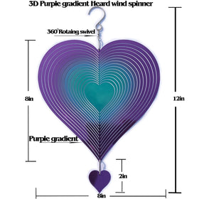 DJUAN wind spinner suitable for indoor or outdoor use, a versatile decor piece.