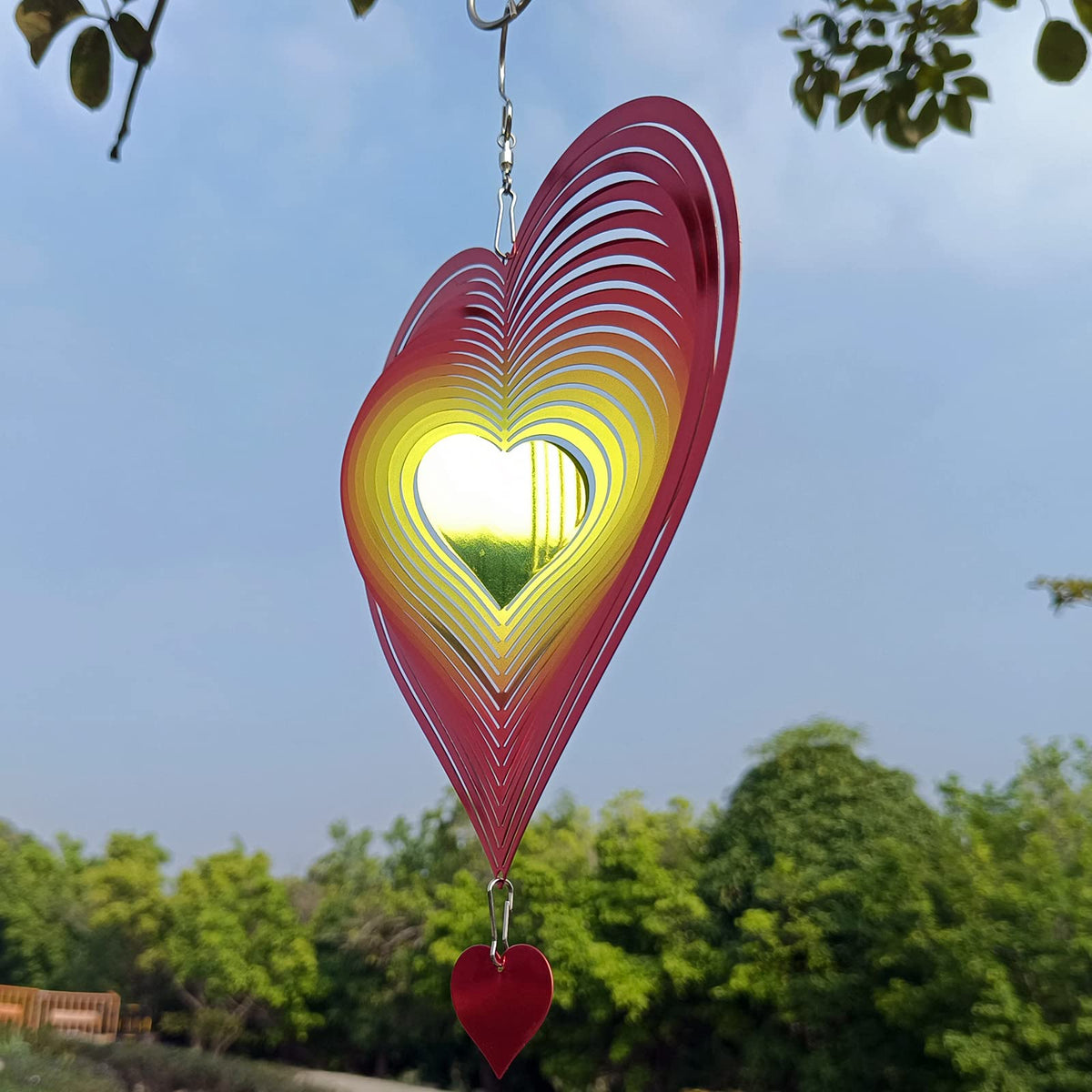DJUAN night-friendly spinner gleams with light for ambience.