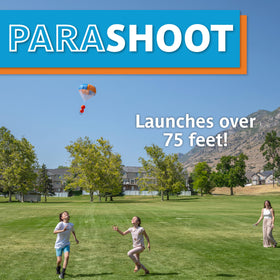 Kids enjoy solo beach play with Djubi Parashoot.