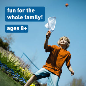 Djubi Slingball basket racket offering easy catches for beginners and players.