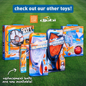 Djubi Slingball Freestyle at tailgates and parks for easy outdoor fun.