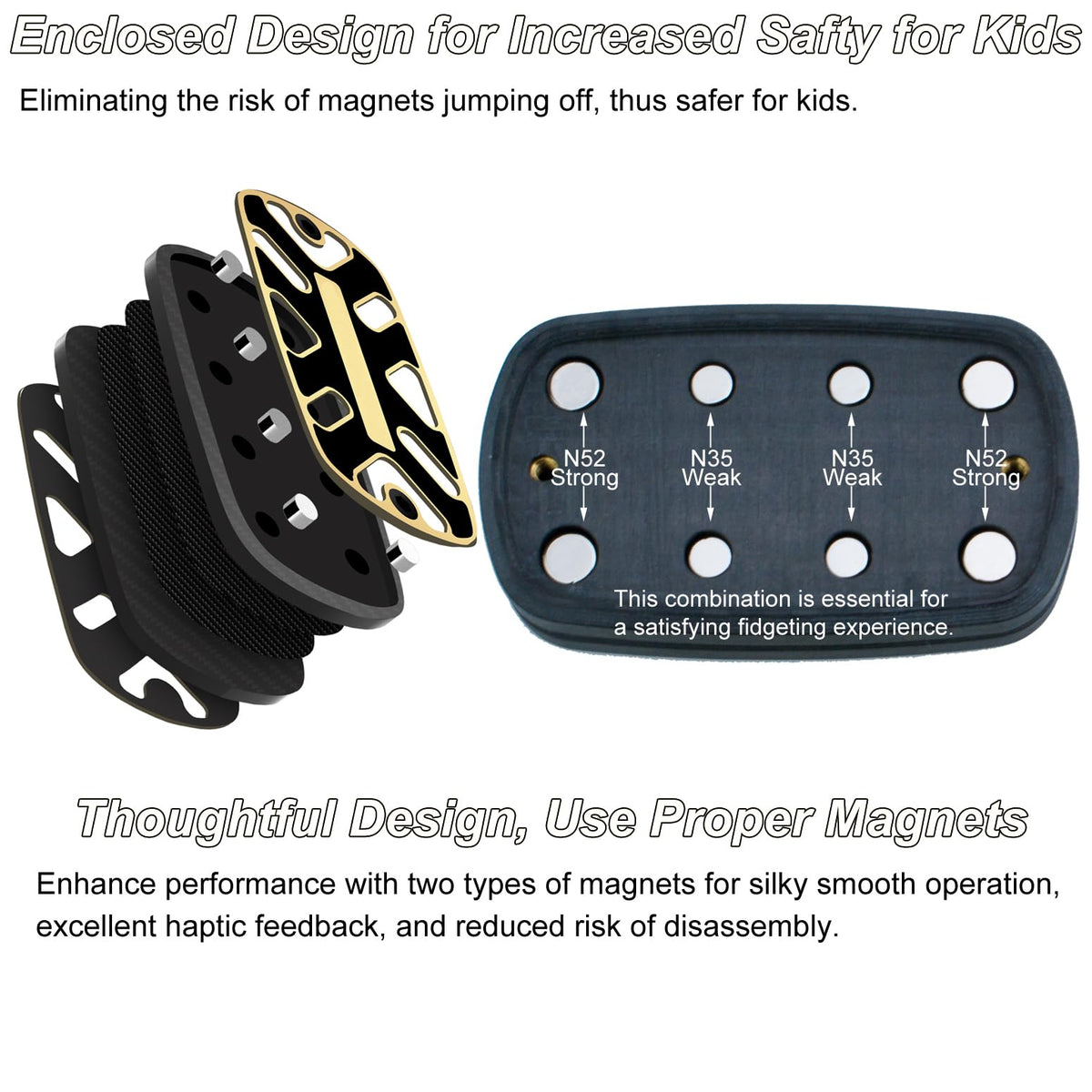 DjuiinoStar Silent Fidget Slider silencing tools enabling discreet use
