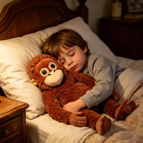 Djungelskog Punch Monkey plush packaging highlights sustainable shipping