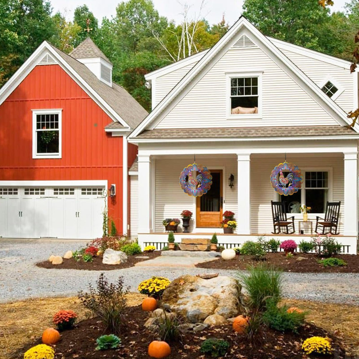 DKJOCKY yard decor withstands gusts while adding motion and charm
